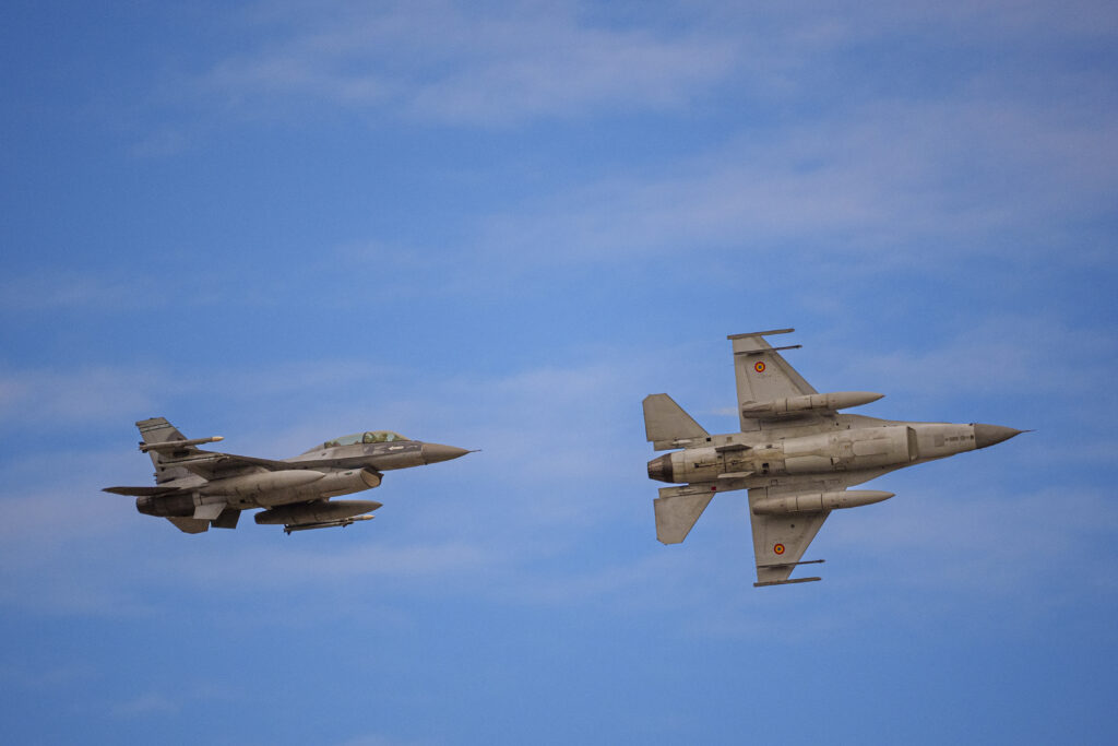 18 aeronave F-16 intră în dotarea României pentru Centrul de Instruire de la Fetești