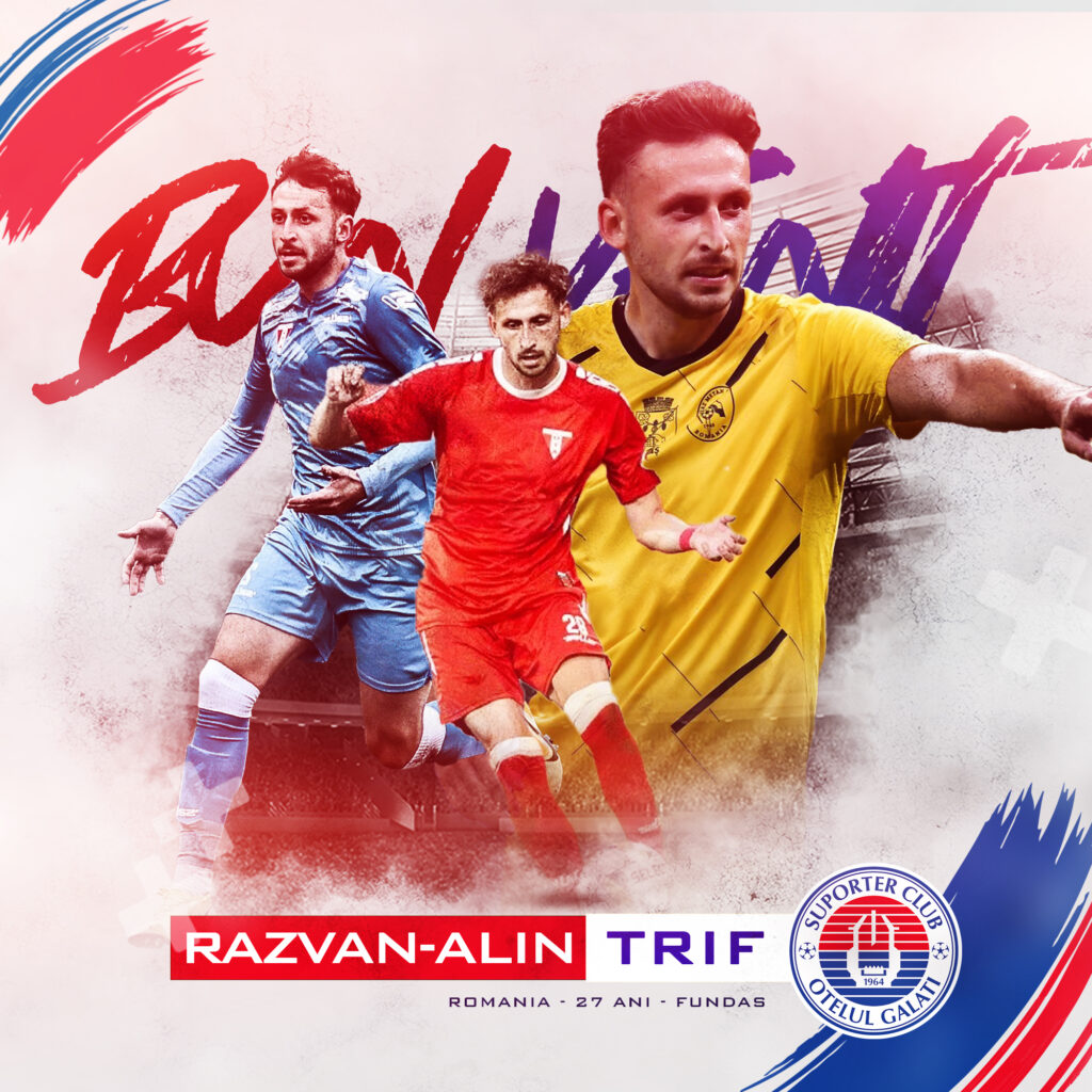 Superliga: Oțelul Galați l-a transferat pe fundașul stânga Răzvan Trif