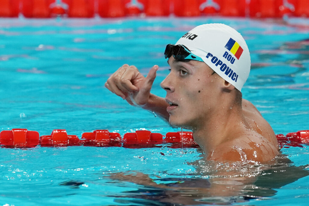David Popovici, la revenirea în țară după Europenele U23: Mi-am îndeplinit așteptările