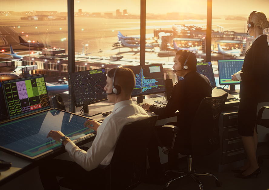 Blocajul administrativ din SUA pune în pericol traficul aerian