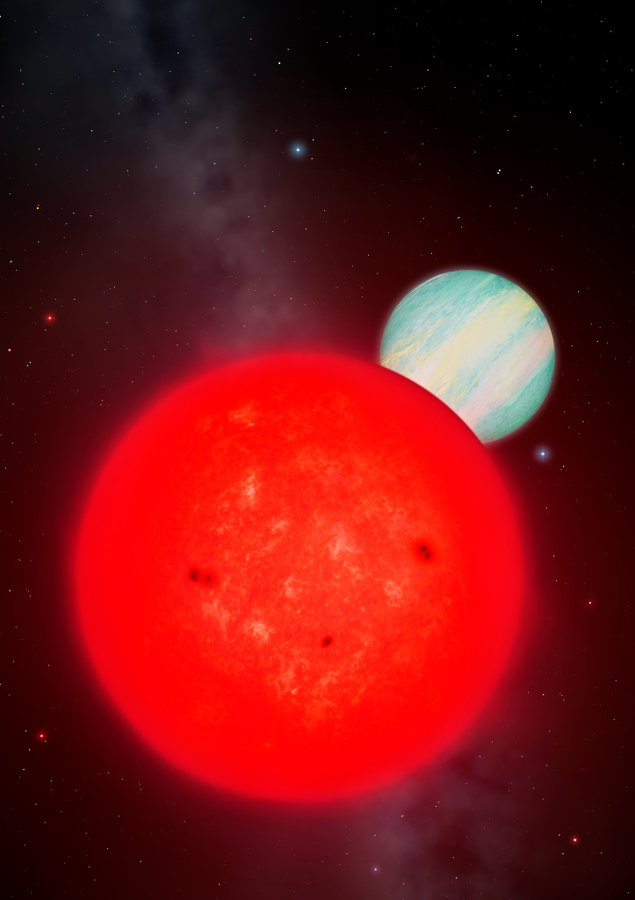 Descoperire care contestă teoriile existente: o planetă uriașă orbitează în jurul unei stele minuscule