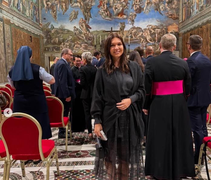 Simona Halep s-a întâlnit cu Papa Leon al XIV-lea la Vatican: „Un moment care va rămâne întipărit în inima mea”
