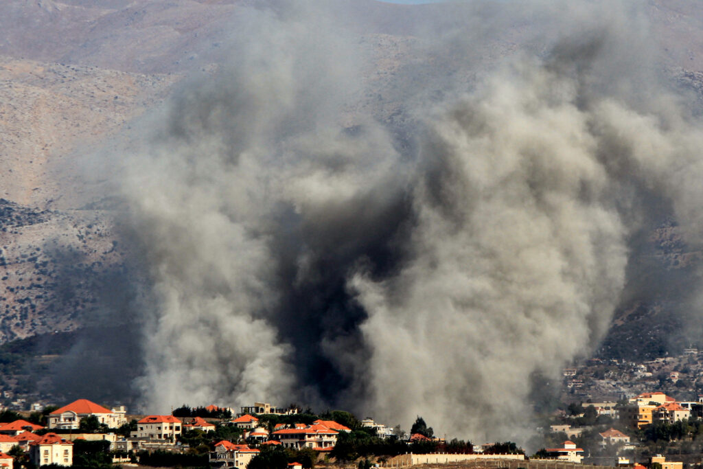 Israel a bombardat din nou sudul Libanului
