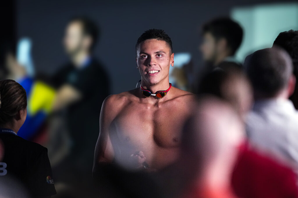Primul mesaj al lui David Popovici, după ce a obținut aurul la 100m și 200 de metri liber: Am concurat cu mine și am triumfat