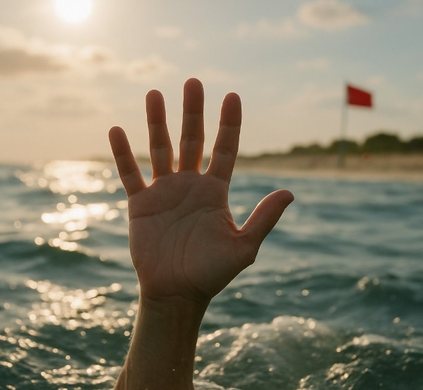 Romania’s Ministry of Internal Affairs Warns Beachgoers: “The Flag Color Is Not for Decoration! ”