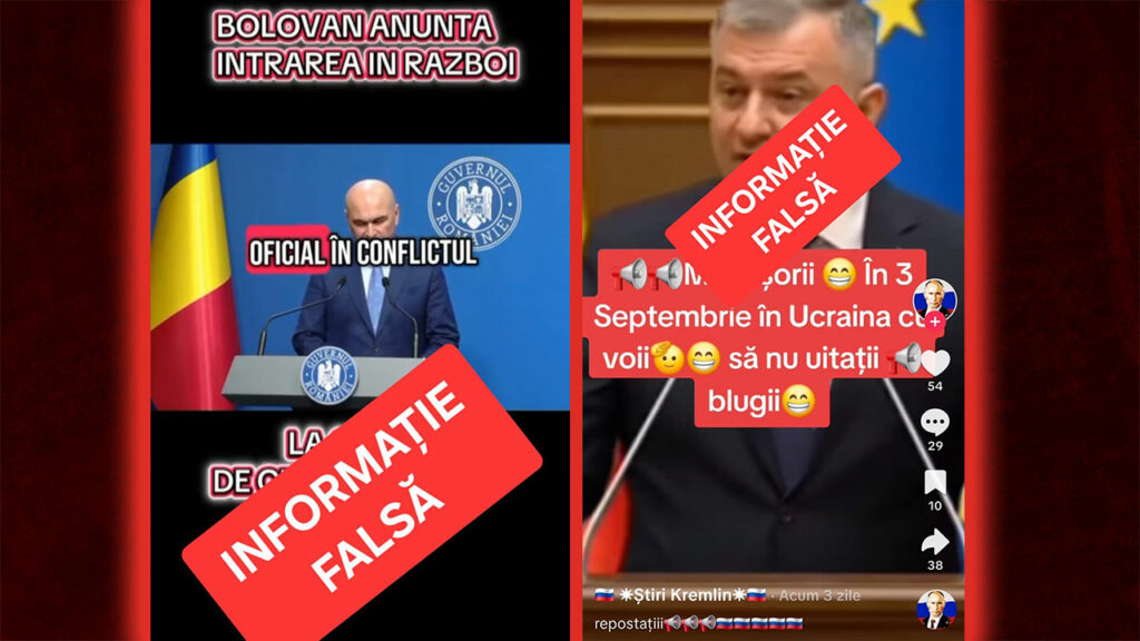 MAI: Clipuri false din care reise că premierul anunță intrarea României în război