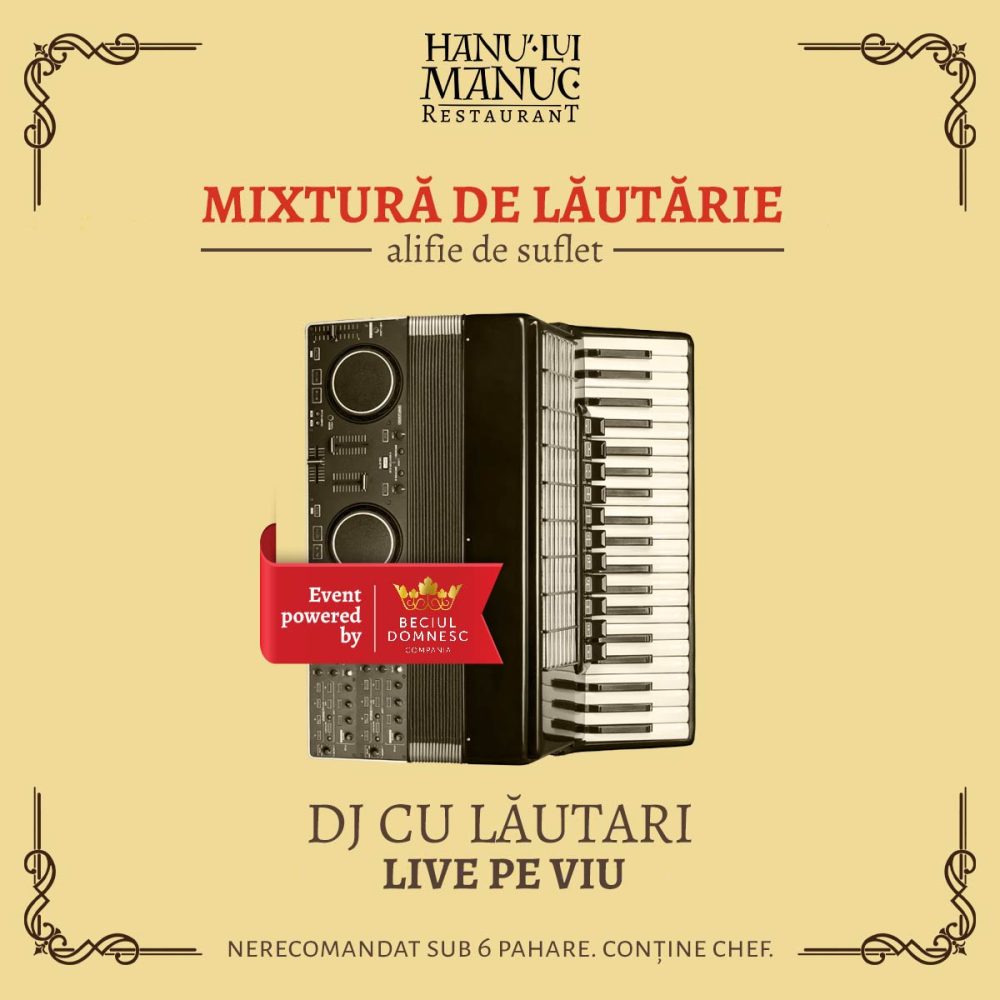 Grupul City Grill lansează „Mixtură de Lăutărie” – un program artistic original care aduce muzica tradițională interpretată și mixată live în ritmuri de DJ, direct în restaurante