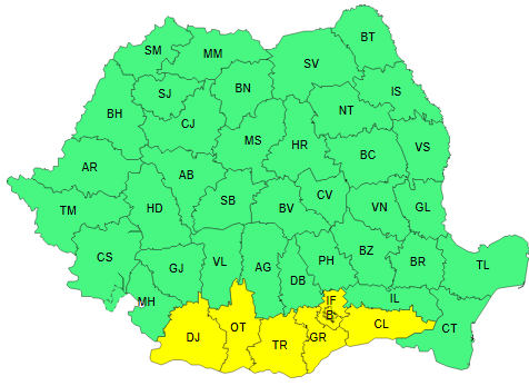 METEO Caniculă în sudul țări, inclusiv la București, duminică și luni. Temperaturi de până la 38 de grade