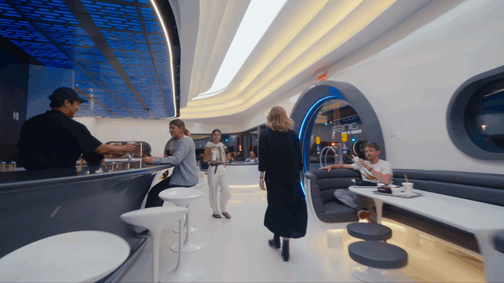 Primul restaurant Tesla s-a deschis la Hollywood: un spectacol retro-futurist semnat Elon Musk