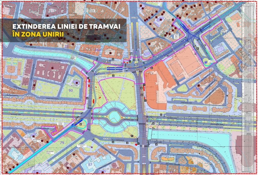Primăria București organizează dezbatere publică despre extinderea liniei de tramvai în zona Unirii