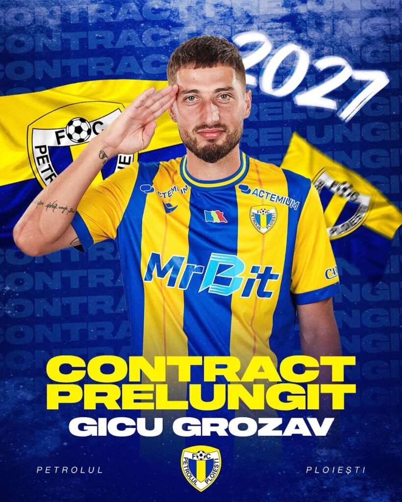 Gicu Grozav şi-a prelungit până în 2027 contractul cu Petrolul Ploieşti