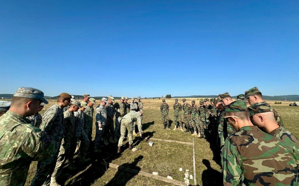 Militarii români și moldoveni au desfășurat un antrenament comun în poligonul Păiș