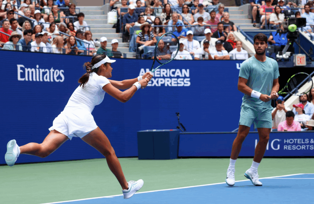 Perechea Răducanu-Alcaraz, eliminată în proba de dublu mixt de la US Open