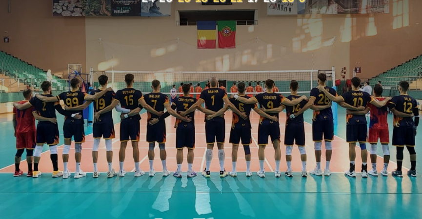 Volei masculin. Echipa națională a României a învins Portugalia în tiebreak, într-un meci amical