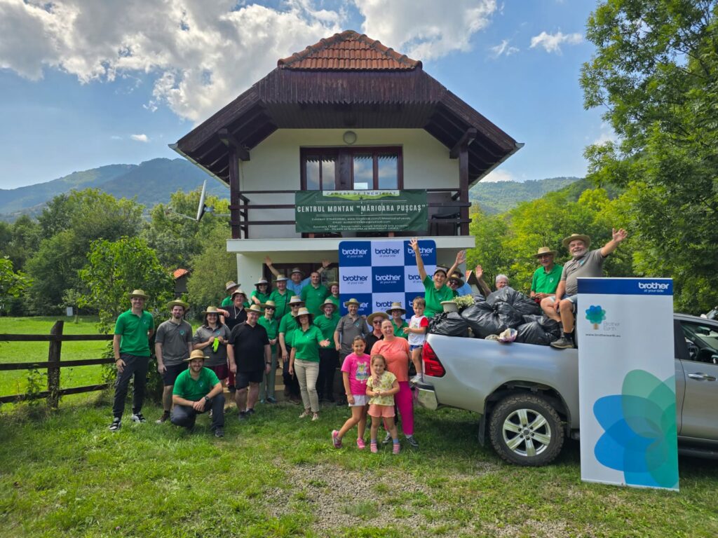 Brother România continuă tradiția acțiunilor de igienizare la Rimetea, alături de partenerii săi