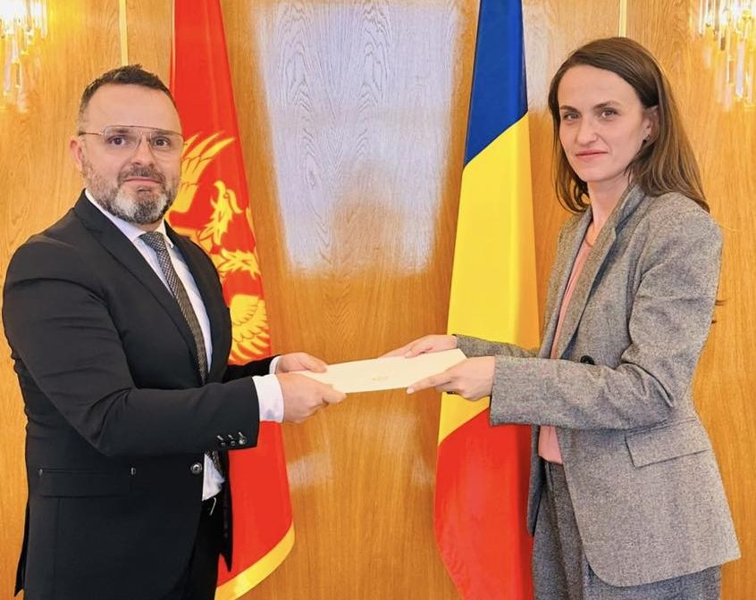 Oana Țoiu l-a primit pe noul ambasador al Muntenegrului la București