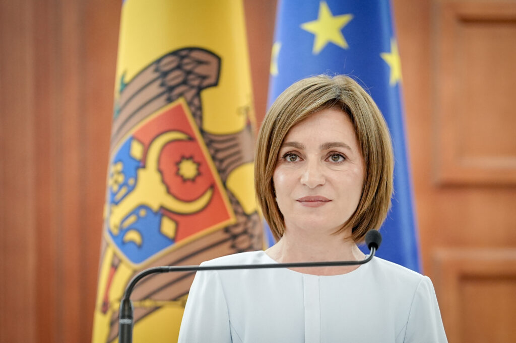 Maia Sandu, la Strasbourg: Obiectivul Kremlinului – să pună mâna pe Moldova prin ingerință electorală