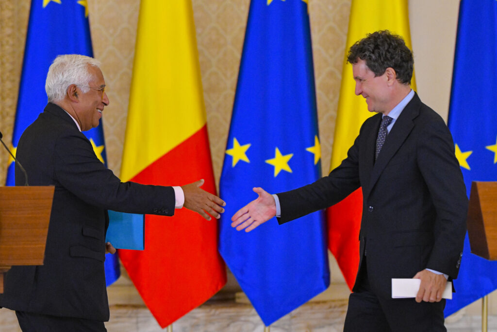 Nicuşor Dan și preşedintele Consiliului European, António Costa, discuții la Cotroceni despre securitate, bugetul UE și Republica Moldova