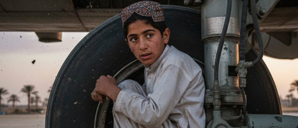 E o minune că e întreg! / Un băiat de 13 ani din Afganistan a călătorit din Kabul la Delhi, ascuns în compartimentul trenului de aterizare al avionului