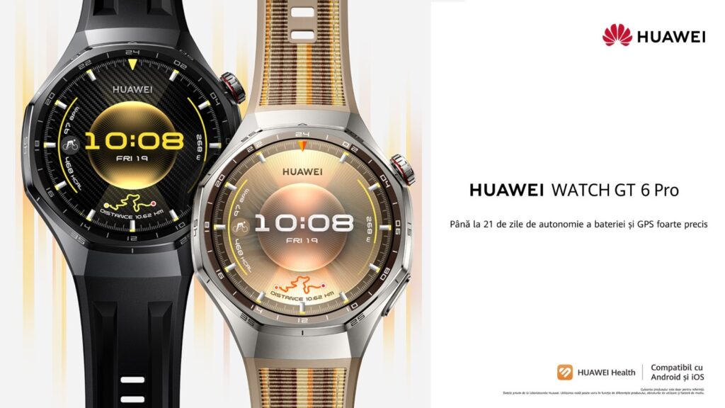 Seria HUAWEI WATCH GT 6, disponibilă în România: O nouă generație de ceasuri sport inteligente. Cât costă și ce aduce nou seria WATCH GT 6?