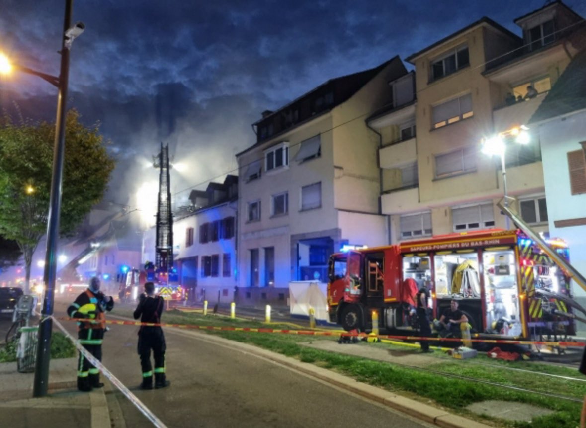 Incendiu major în centrul Strasbourgului: o persoană decedată