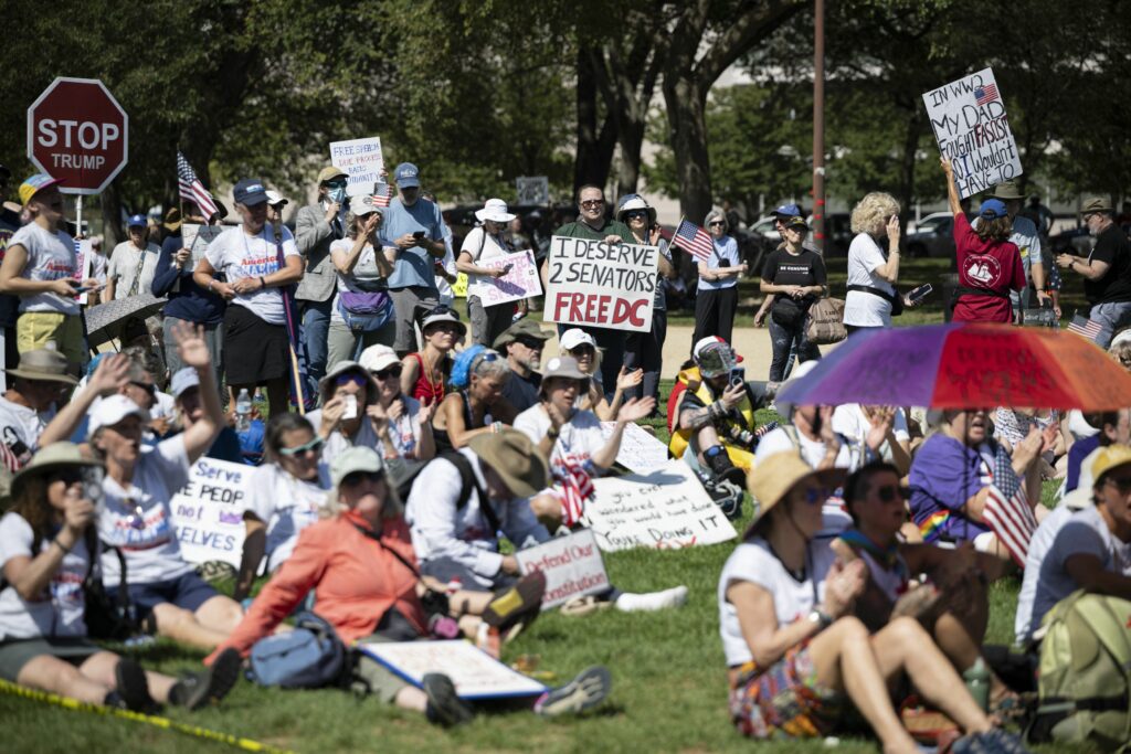 Pelerinii democrației au ajuns la Washington, după un marș de aproape 260 de kilometri