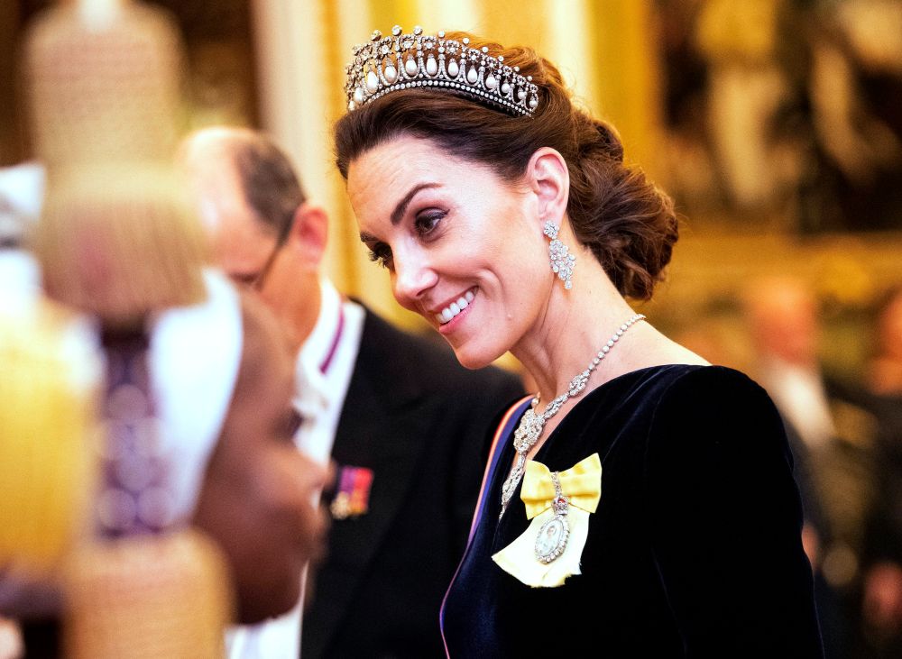 Povestea tiarelei purtate de Kate Middleton la cina de stat de la Windsor, moștenită de la Diana, prințesa de Wales