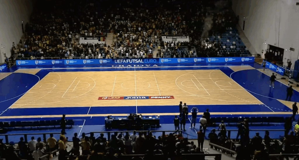 Partida de futsal România – Ungaria, din calificările EURO 2026, întreruptă după incidente violente