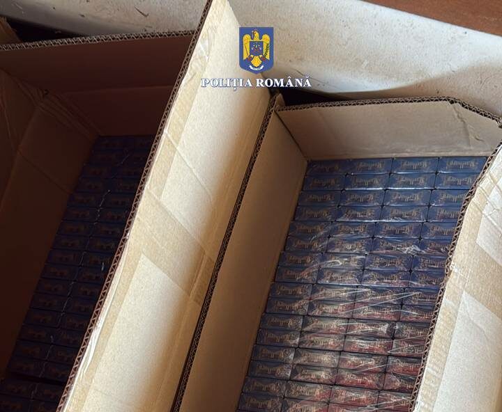 Trei ucraineni surprinși când livrau țigări de contrabandă în București, arestați