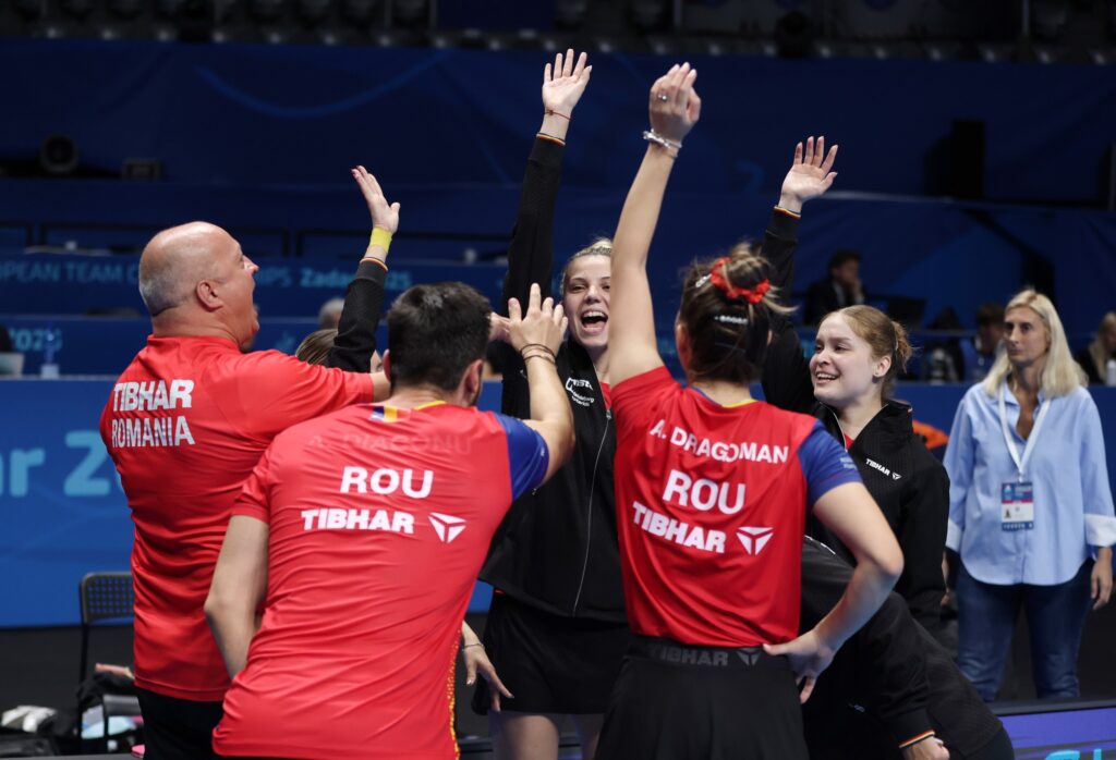 Campionatele Europene de tenis de masă. Echipa feminină a luat argintul