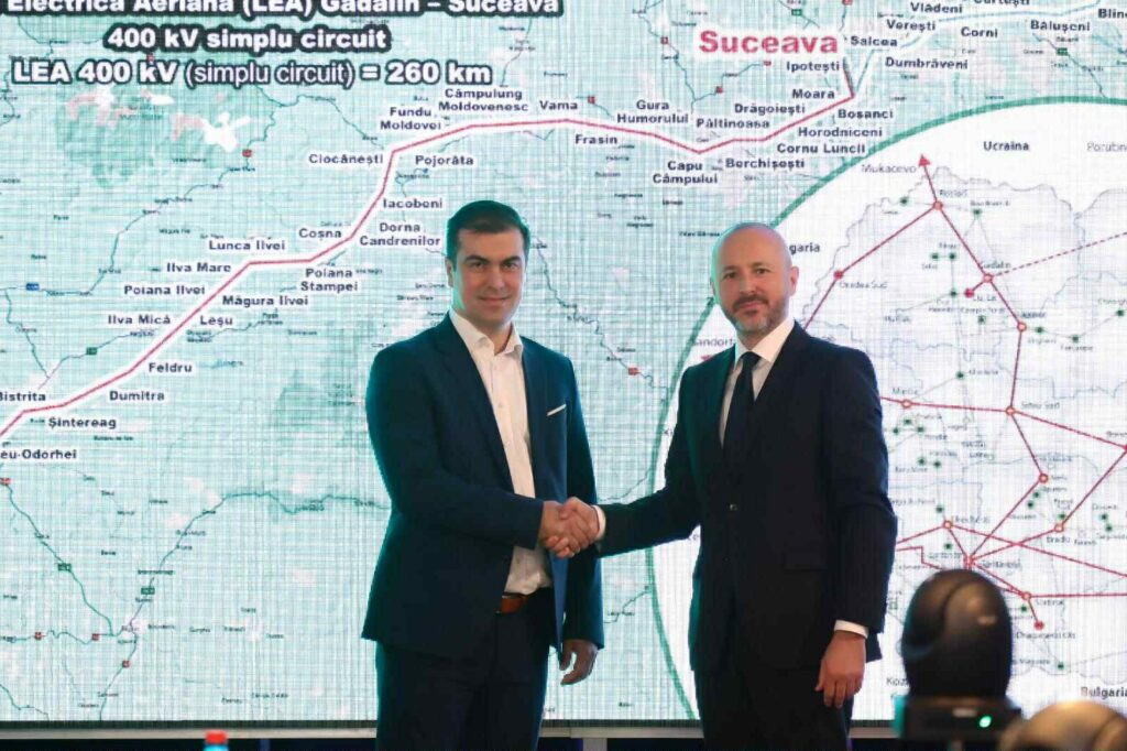Transelectrica dă startul construcţiei a două noi linii electrice aeriene