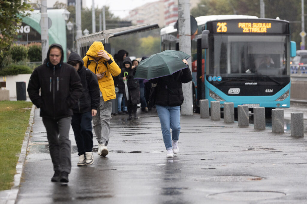 Vreme rece și ploi în București în următoarele zile, anunță ANM