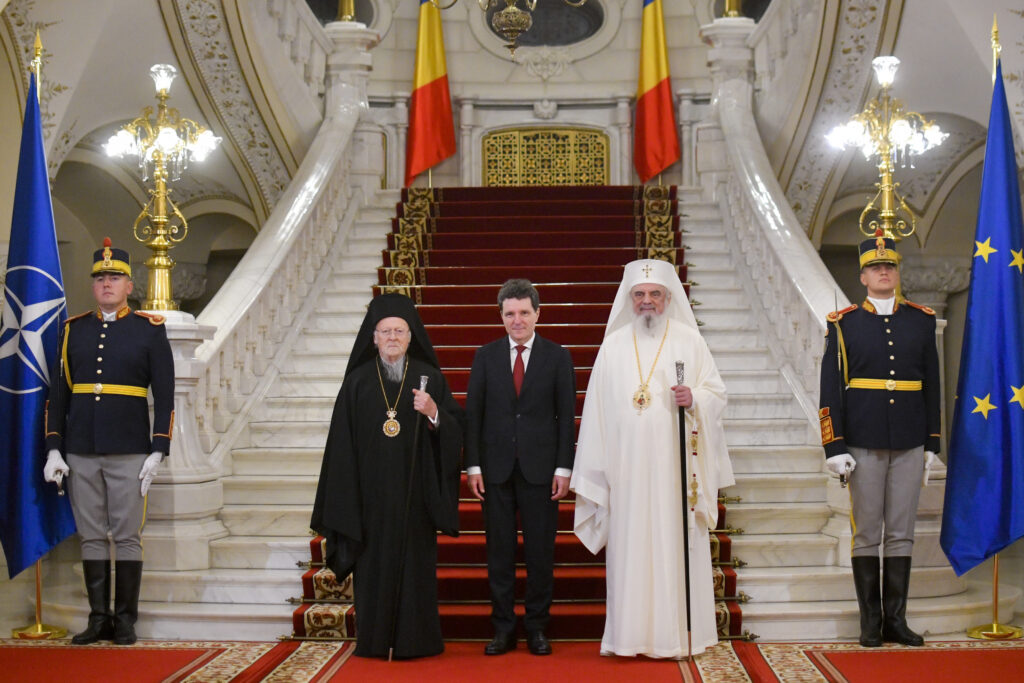 Președintele Nicușor Dan l-a primit la Cotroceni pe Patriarhul Ecumenic Bartolomeu I