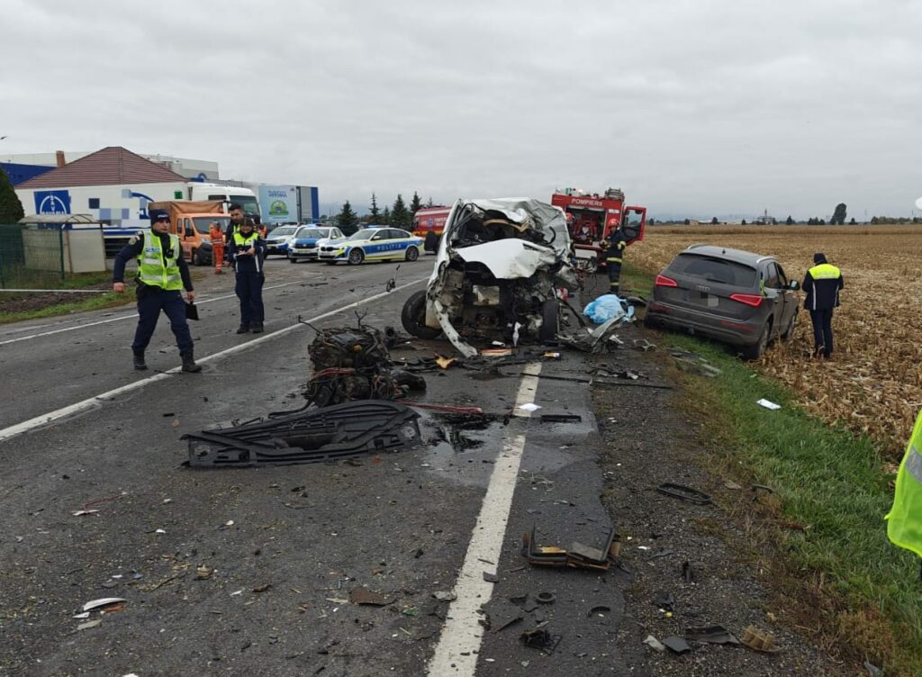 Accident grav în județul Brașov: o persoană a murit și alta a fost rănită