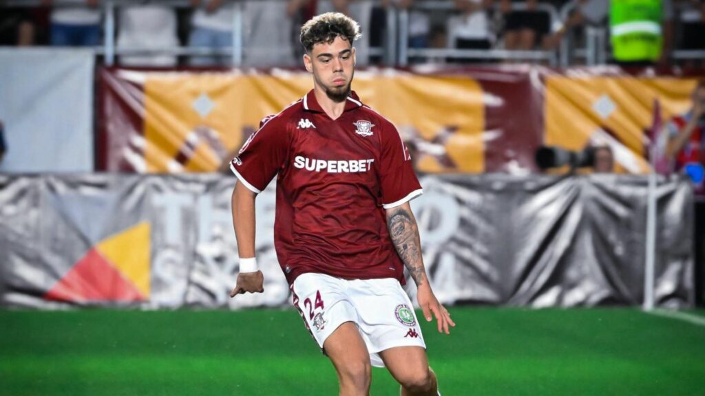 Recuperarea fundașului Andrei Borza, de la Rapid, decurge foarte bine după operație