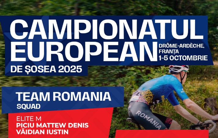 România participă cu doi sportivi la categoria Elite, la Campionatele Europene de ciclism pe șosea