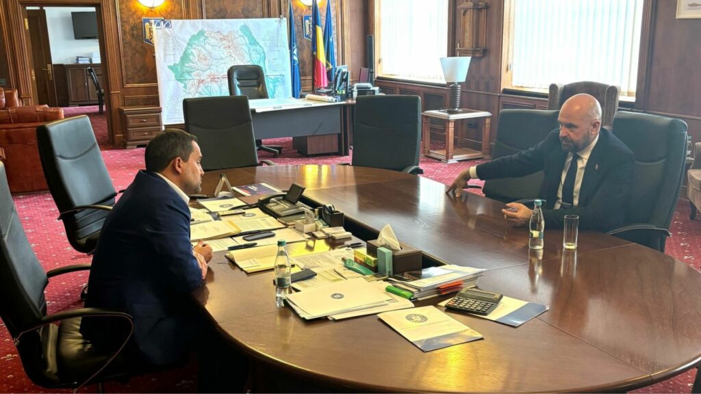 Ciprian Șerban, întâlnire cu ministrul Infrastructurii din Moldova. Finalizarea A7 și A8, pe agendă