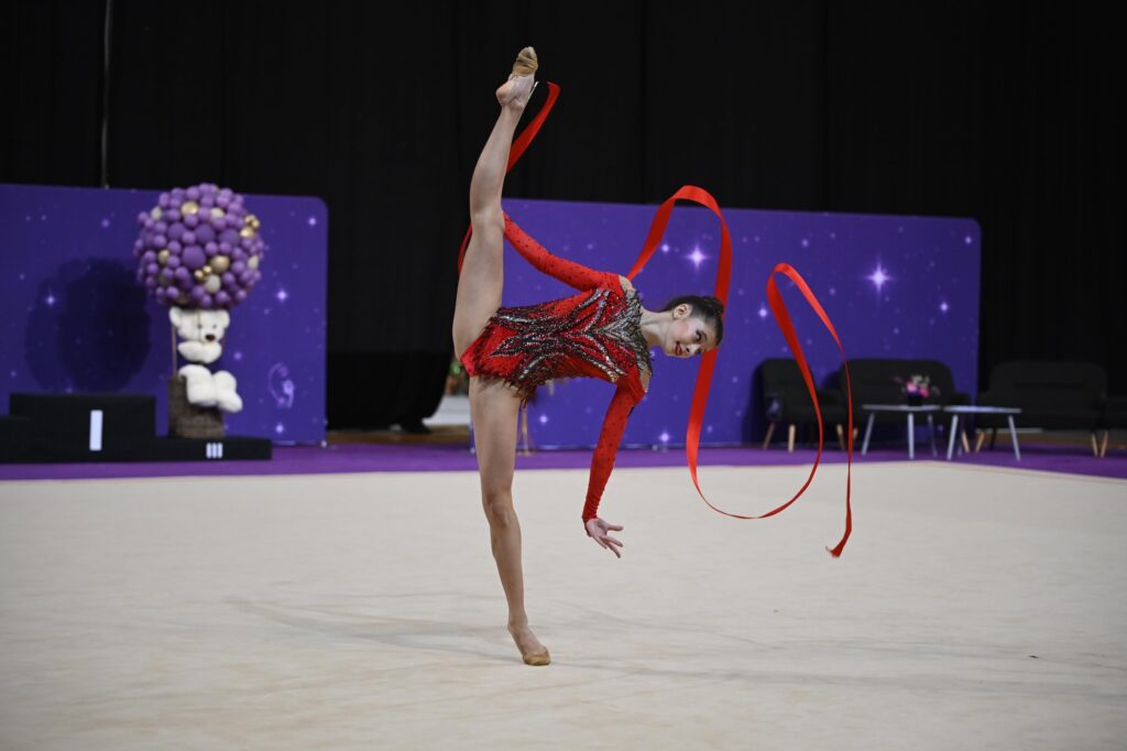 Cristina Halep, nepoata Simonei Halep, strălucește la gimnastică ritmică: Patru medalii la Cupa Balcanică de la Belgrad
