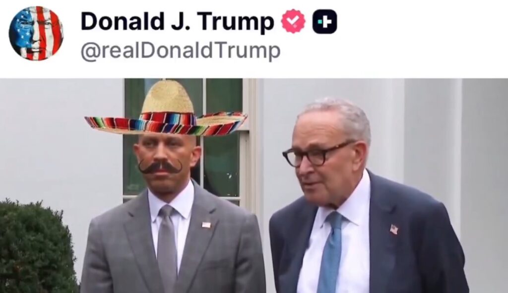 Deepfake la Casa Albă: Videoclipuri rasiste realizate cu AI, difuzate în buclă în fața jurnaliștilor. Ce lideri democrați au fost ridiculizați