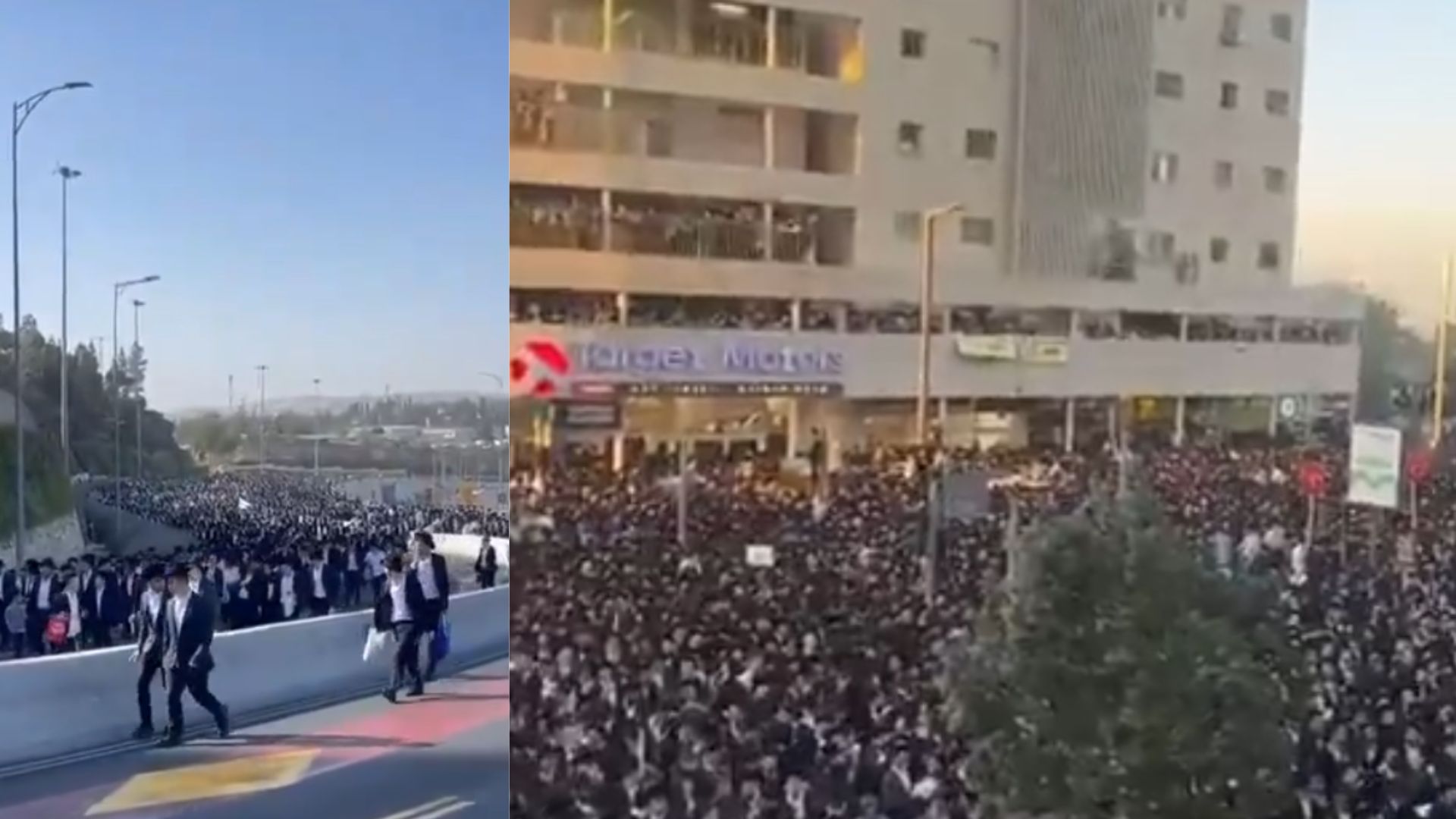 Mii de evrei ultraortodocși protestează în Ierusalim contra recrutării