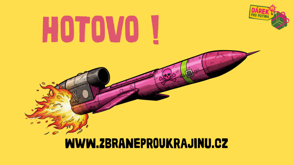 O campanie cehă strânge peste 500.000 de euro pentru rachetă ucraineană capabilă să lovească Moscova