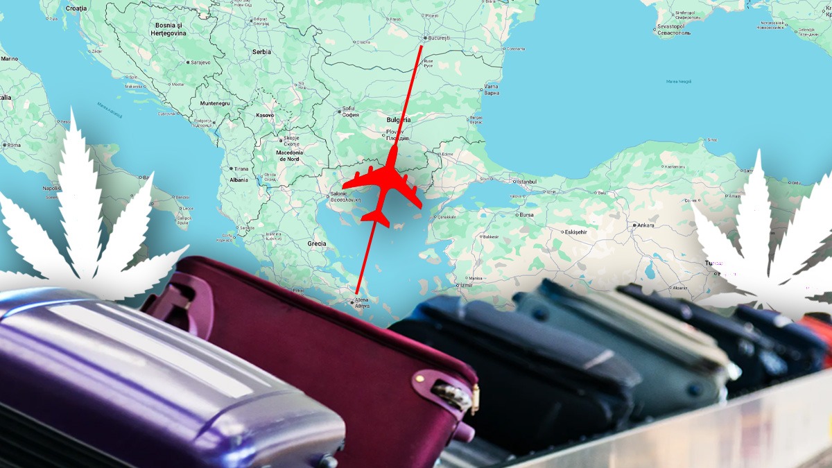 Albanez reținut pe Aeroportul Otopeni cu 26 kg de canabis