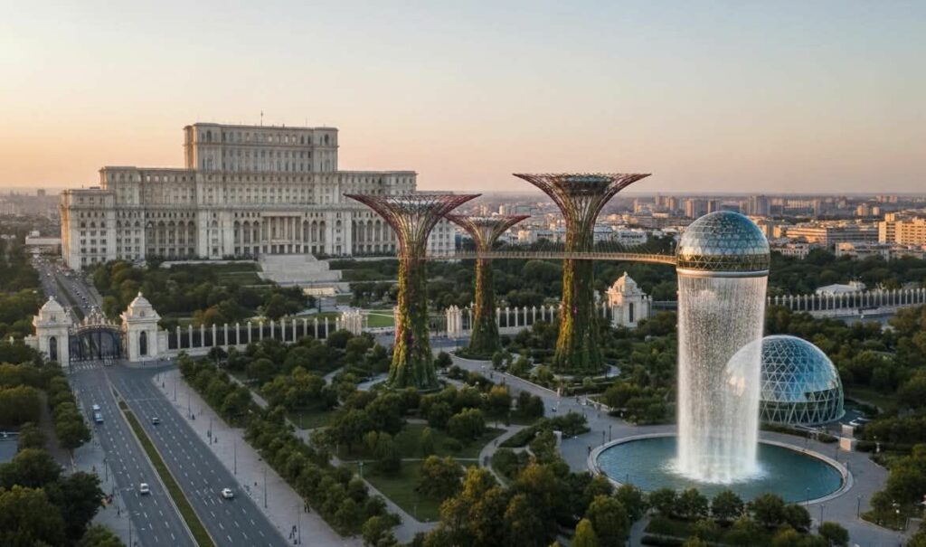 Proiectul futuristic din Parcul Izvor „reprezintă exclusiv un studiu de caz”, afirmă Primăria Capitalei