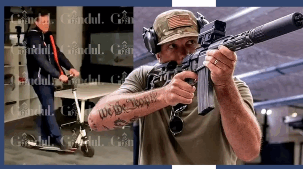 Secretarul de Război al SUA se antrenează cot la cot cu militarii. Ionuț Moșteanu merge pe trotinetă și n-a făcut armata