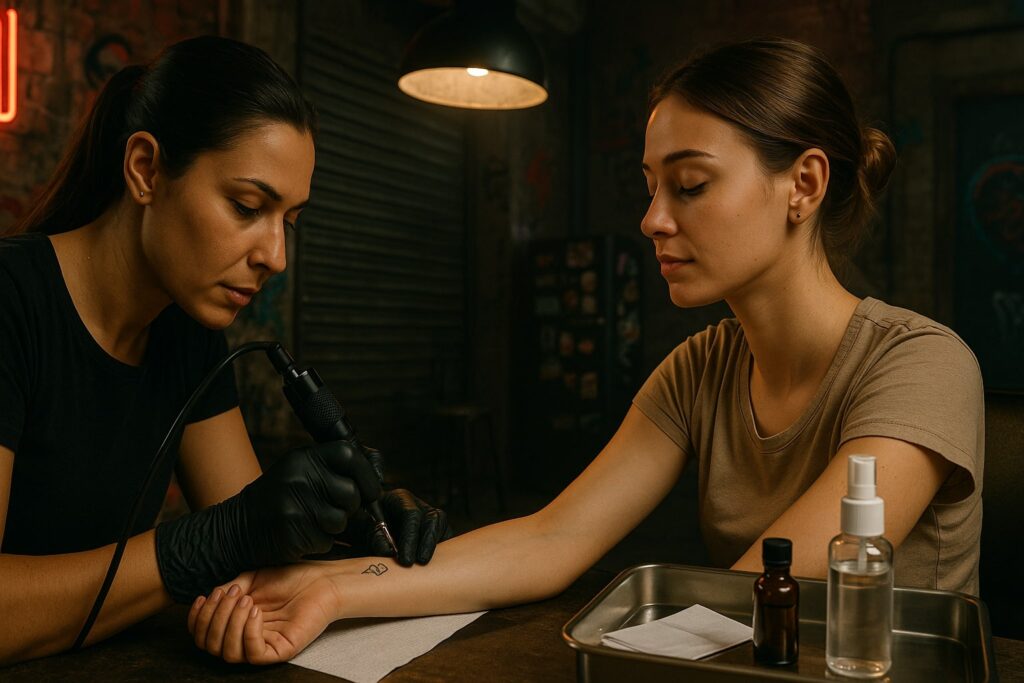 Tatuaje mici: tendințe 2025 și timpul de vindecare (P)