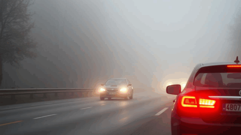 Trafic blocat pe DN 25 Galați–Tecuci și DN 1F Zalău–Carei: accidente grave, devieri și ceață densă în mai multe județe