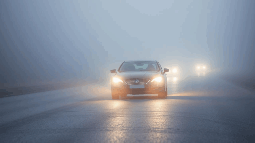 Avertisment Infotrafic: Ceață și polei pe drumurile din Cluj și Harghita