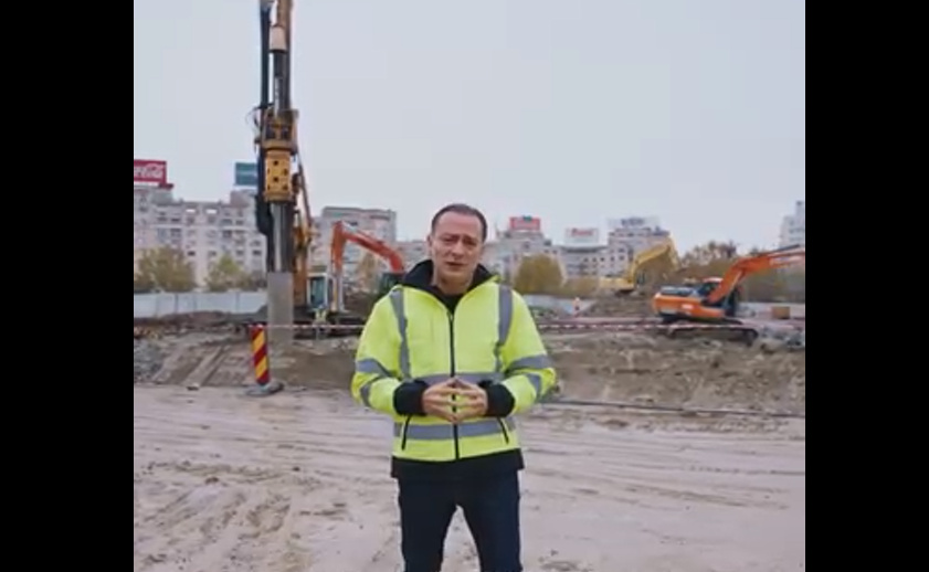 Daniel Băluță, despre oprirea lucrărilor la Planșeului Unirii: Este un fals, răspândit cu scopul de a manipula opinia publică.