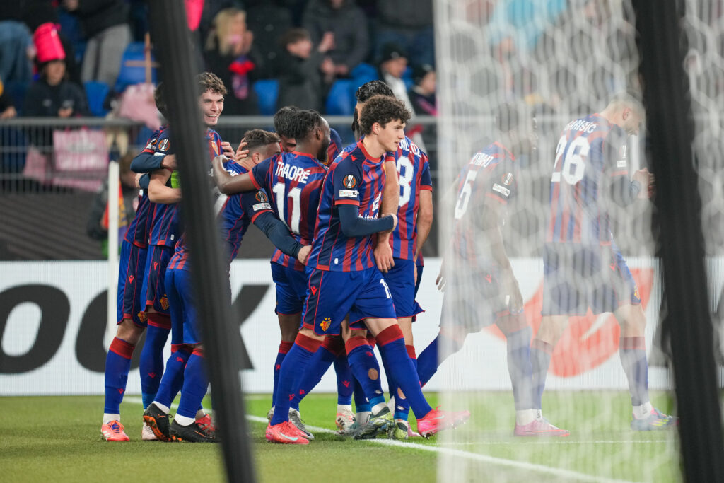 FCSB, înfrângere dureroasă la Basel: 3-1, după ce a jucat în 10 oameni din minutul 12