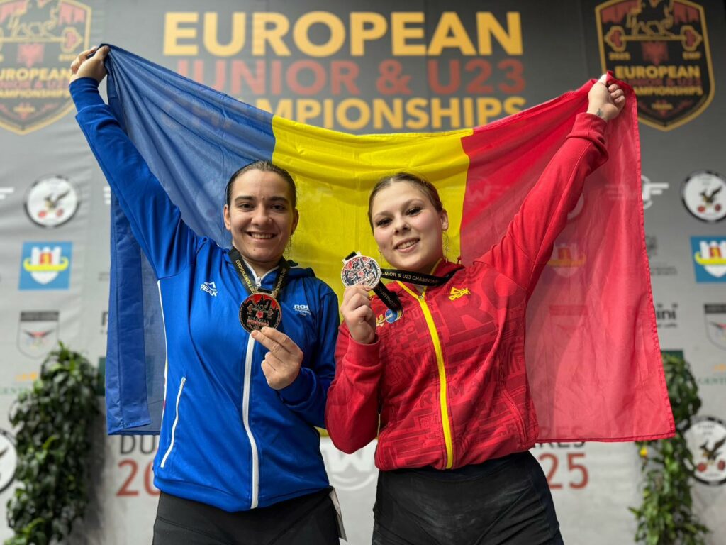 Două medalii pentru România la Europenele de haltere U23: Anca Grosu și Andreea Cotruța